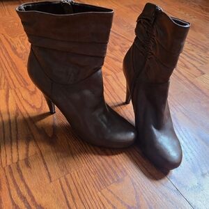 Worthington Dark Brown Heeled Boots